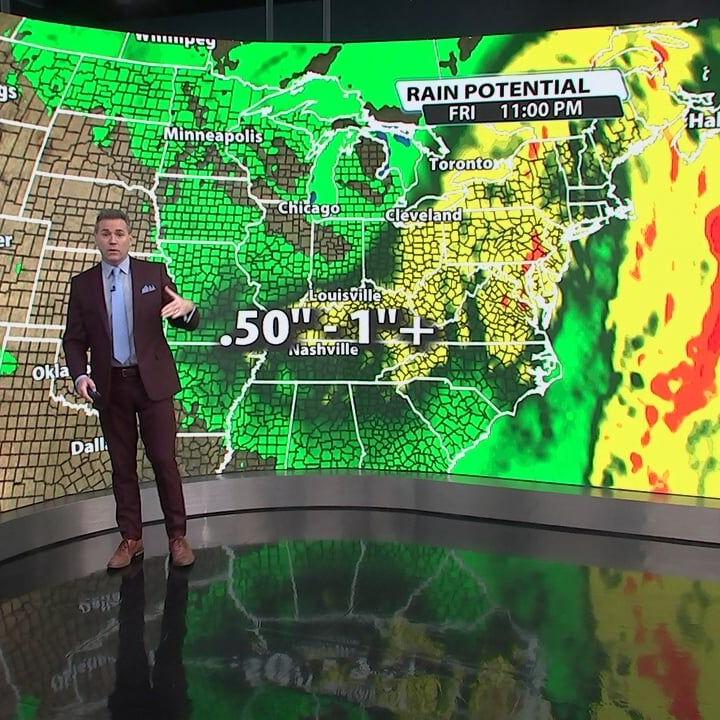 Jude Redfield's Tuesday morning forecast